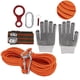 thumbnail image 3 of Kit De Cuerda De Escape, Cuerda Para Hacer Rápel 11KN Peso Del Rodamiento Confiable 49.2 Pies 0.3 Pulgadas Seguro Para Supervivencia En Emergencias Contra Incendios, 3 of 7