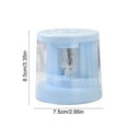 thumbnail image 3 of Automatic Pencil Sharpener, USB Rechargeable Electric Pencil Sharpener, Portable Compact 5-Pack with Spare Blades Quick Efficient Sharpening, Light Blue, 3 of 6