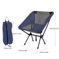 thumbnail image 5 of Silla de luna desmontable portátil espesar transpirable para barbacoa viajes pesca senderismo DQrwqpou Para Estrenar, 5 of 5