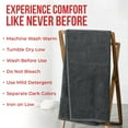 thumbnail image 3 of RIVERSIDE Oversized Bath Sheet 1 Pack 40x80 Soft Cotton Absorbent Towel 600 GSM - Gray, 3 of 8