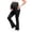 Black, variant on Womens Yoga Pants Maternity Stretchy High Waisted Flared Bootcut Leggings with Side Pockets Women's Yoga Leggings Black L