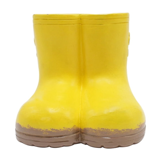 Personalized Boot Shaped Resin Flower Pot for Desktop Decor