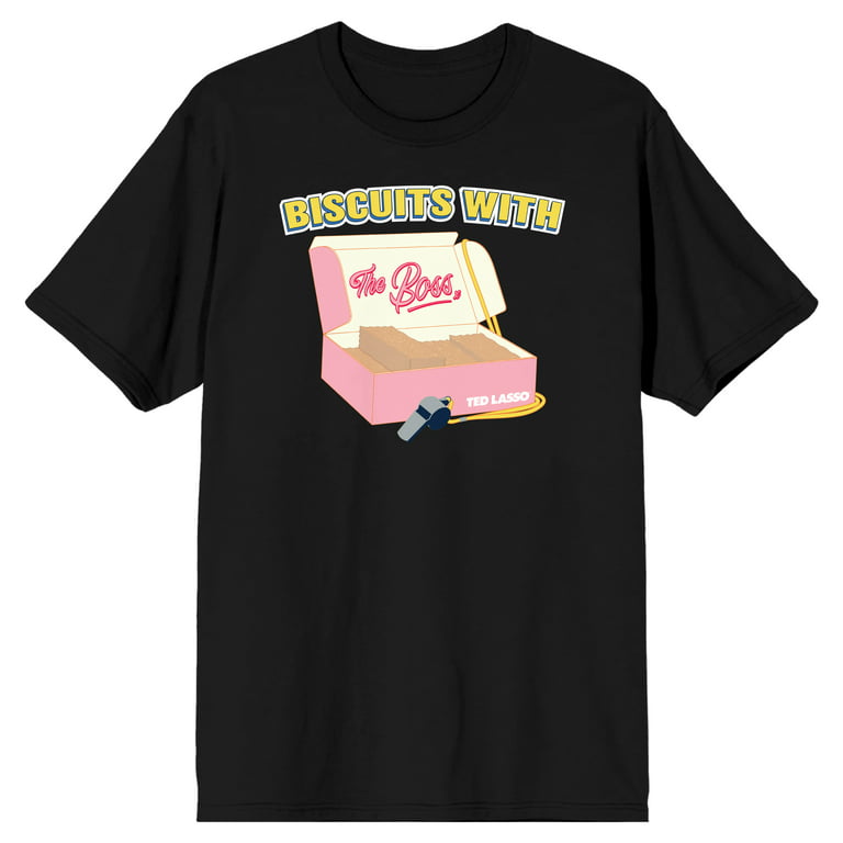 hjælpeløshed Microbe mængde af salg Ted Lasso Biscuits with the Boss T-shirt-XXL - Walmart.com