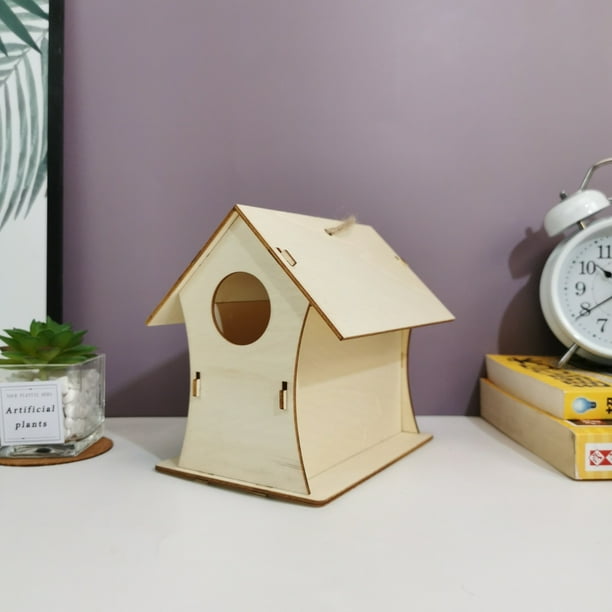 Pisexur Suministros para mascotas Diseño De Casitas Pequeñas, Cajas De Cría, Colgantes De Madera, Decoraciones, Y Decoraciones De Casas De Pájaros De Madera perros, gatosperros, gatos y animales