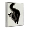 thumbnail image 3 of Stupell Industries Modern Fun Black Cat Behind Gray Framed Giclee Art, 24 x 30, by Melissa Wang, 3 of 8