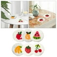 thumbnail image 4 of 4/6 Uds. Kits de posavasos con aguja perforada estampados para principiantes con herramientas básicas decoración del hogar estampado de frutas para adultos trabajo de lana 6 piezas Hugo Kits de agujas para perforar, 4 of 10