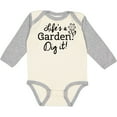 thumbnail image 3 of Inktastic Life's a Garden, Dig It Boys or Girls Long Sleeve Baby Bodysuit, 3 of 5
