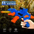 thumbnail image 2 of Pistola De Juguete Con Forma De Dinosaurio, Lanza Dardos azul acero S Rm Regalomex WGP1219800/WGP1219798/WGP1219799, 2 of 8