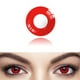 thumbnail image 1 of UYAAI lentes de contacto de colores para Halloween, lentillas multicolores para Cosplay de Anime, blancas, negras y rojas, 2 unidades, 1 of 4