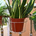 thumbnail image 2 of justharion Hanging Plant Shelf Balcony Flower Pot Stand Stainless Steel Support Tray for Railing Outdoor Fence, 2 of 7