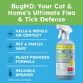thumbnail image 2 of BugMD Pet Safe Flea Spray for Cats & Home | Natural Indoor Flea Killer & Tick Prevention | Plant-Based Flea Treatment for Carpet, Furniture & Cat Trees with Essential Oils, 2 of 10