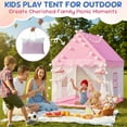thumbnail image 7 of BSHAPPLUS 52*48*40 inch Princess Play Tent - Pink Play House Tent for Kids Indoor Outdoor, 7 of 7
