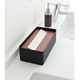 thumbnail image 2 of Yamazaki Home Tissue Case, Walnut, Steel + Wood, Short, No Assembly, 2 of 4