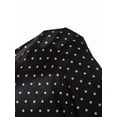 thumbnail image 4 of Women's Polka Dot Print Spaghetti Strap Backless Fitted Jumpsuit 3/4 Length Party Fashion Outfit, 4 of 5