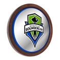 thumbnail image 2 of Seattle Sounders FC 20.25'' Barrel Top Framed Mirror Sign, 2 of 5