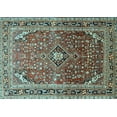thumbnail image 1 of Ahgly Company Indoor Rectangle Persian Light Blue Traditional Area Rugs, 5' x 7', 1 of 4