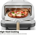thumbnail image 3 of CHEFMAN Indoor Pizza Oven - Makes 12 Inch Pizzas in Minutes, Heats up to 800°F - Countertop Electric Pizza Maker with 5 Touchscreen Presets, Pizza Stone and Peel Included - Stainless Steel, 3 of 9