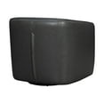 thumbnail image 4 of Aries Leather 45- Degree Return Swivel Barrel Chair, 4 of 7