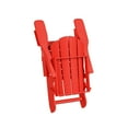 thumbnail image 3 of All-Weather Folding Adirondack Chair- HDPE, Red, 3 of 3