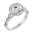thumbnail image 2 of SuperJeweler 1 3/4 Carat Halo Diamond Engagement Ring In 14 Karat White Gold For Women, 2 of 6
