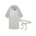 thumbnail image 6 of CHICTRY Mens Satin Soft Nightgown Sleepwear Short Sleeve Loungewear, 6 of 7