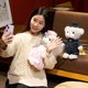 thumbnail image 4 of 2 unids/lote pareja de osos de boda juguetes de peluche cariño muñecos osos de peluche juguetes suaves amantes niñas regalos de cumpleaños, 4 of 5