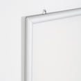 thumbnail image 3 of M&T Displays Portable Snap Poster Frame 24x36 Inch Silver 1" Aluminum Profile Front Loading Wall Mounting Photo Picture Document Certificate Sign Holder Mitered Corner Anti Glare Cover, 3 of 8