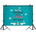 thumbnail image 1 of EREHome 7x5ft Merry Christmas Polyester Photography Backdrop For Studio Prop Photo Background, 1 of 3