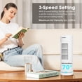 thumbnail image 3 of Ventilador tipo torre VIVOSUN, escritorio sin aspas de 13 pulgadas, 3 velocidades, oscilación de 70°, 3 of 3