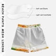 thumbnail image 5 of Kids' Beach Pants Comfortable Swim Trunks Paint Splatter Pattern Shorts for Pool Vacation and Lounge Wear Large, 5 of 8