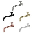 thumbnail image 2 of Thinsony Ajustement Universel pour Bassin Durable Installation Facile Évier Mural en Métal Froid Simple 01 Argent 1 Ensemble, 2 of 6