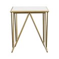 thumbnail image 5 of Pemberly Row 2-Piece Marble Top Nesting Table in White and Gold, 5 of 5