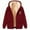 (Tpye 3)Wine, variant on Otvok Long Sleeve Sweatshirt for Women's Casual Full Zip Fleece Hoodie Jacket Coat