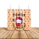 thumbnail image 1 of Personalice el diseño lindo kawaii hello cat anime dibujos animados personalizado impreso en 3d Vasos delgados aislados de 20 oz con pajita, 1 of 4