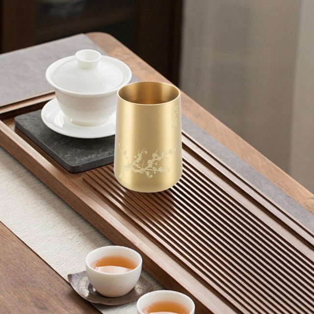 Tarro de almacenamiento de utensilios de té Perfecl Juego de té chino Kungfu Estilo D