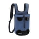 thumbnail image 2 of Mochila Para Mascotas Bolsa de pecho Hebilla de seguridad incorporada Bolsa de transporte para perros y mascotas Mochila (Azul XL) Tmvgtek Libre de BPA, 2 of 7