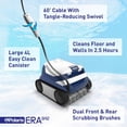 thumbnail image 3 of Polaris ERA 842 Smart Robotic Pool Cleaner | Corded Pool Vacuum Cleaner with App Control & Scheduling | Agile Wall Climbing | for Inground Pools up to 50 Feet (Includes Premium Caddy & Cover), 3 of 6