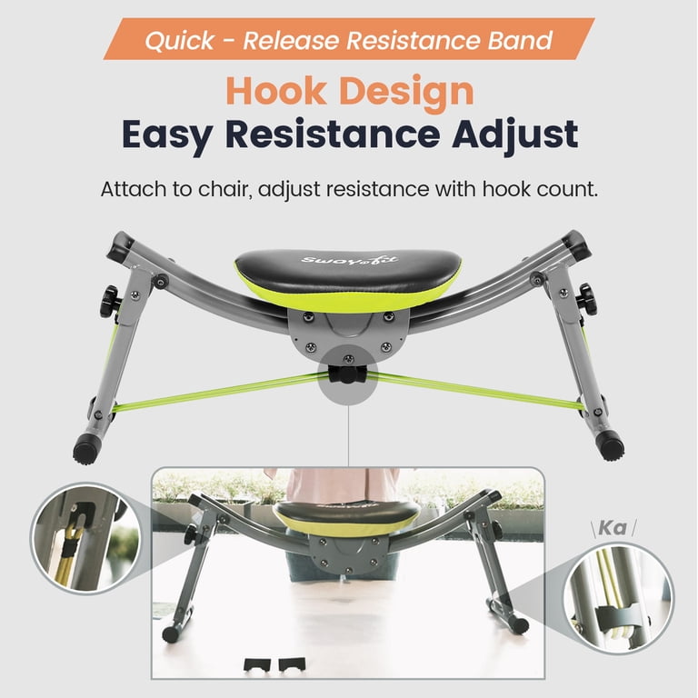 Wonder Core Sway N Fit Hip Thrust & Ab Machine with Sway Motion