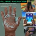 thumbnail image 5 of Leather Gloves for Men, Warm Wool Lined PU Leather Winter Gloves Touchscreen Texting,Driving Gloves Men Waterproof, 5 of 7