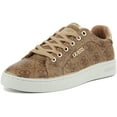 thumbnail image 6 of Guess Beckie Women's Low Top Lace Up Synthetic Sneakers In Beige Size 6.5, 6 of 6