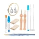 thumbnail image 1 of Kits de agujas de bordado DIY que incluyen enhebradores de agujas de tela para coser con tijeras, 1 of 9