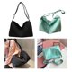 thumbnail image 1 of 2x bolso de mano de moda para mujer, bolsos de lona de gran capacidad, bolso de mano con correa ajustable, bolso de hombro ligero para viajes, compras en la playa en la negro Yinane bolsos de hombro de las mujeres, 1 of 8