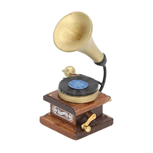 Rétro Gramophone boîte à Musique Miniature phonographe Forme