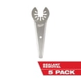 thumbnail image 5 of Milwaukee 49-25-2241 Tapered Cutting Blade, 3 in D Cutting, Stainless Steel - pack of 5, 5 of 19