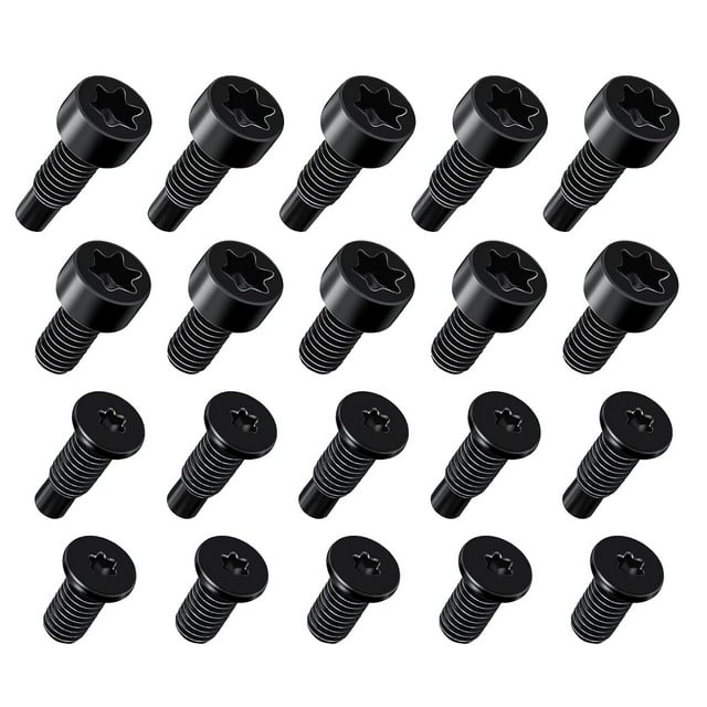 Veeki 20-Piece/Set Doorbell Security Screws Bolts Replacement Rings Doorbell Screws Quick Fixing for Video Doorbell Security Screws for Ringdoorbell Grade Rings Doorbell Screws Replacement-0521