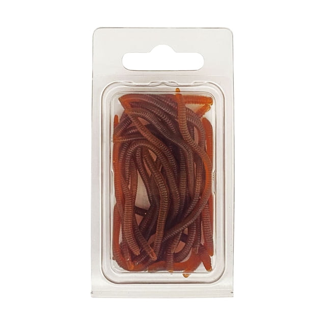 Cebo lombriz de tierra 8cm gusanos blandos Stickbaits para aparejos de pesca de agua dulce 20 piezas