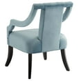 thumbnail image 5 of Accent Chair, Set of 2, Velvet, Light Blue, Modern Contemporary Urban Design, Living Lounge Room Hotel Lobby Hospitality, 5 of 7