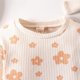 thumbnail image 4 of Gibobby Mamelucos para bebe niña con estampado de flores de manga larga para niñas pequeñas, mono recién nacido con diademas para niños, ropa(Beige, 6-12 Meses), 4 of 5