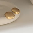 thumbnail image 3 of Pendientes de alta calidad de estilo frío de nicho brillante de metal fresco y dulce, pendientes de temperamento de moda, 3 of 6