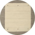 thumbnail image 1 of Ahgly Company Indoor Round Contemporary Brown Solid Area Rugs, 7' Round, 1 of 6